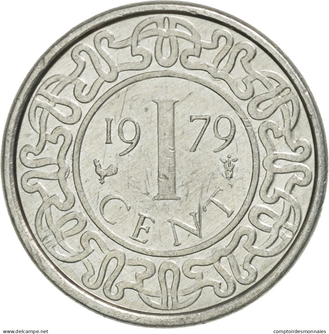 Monnaie, Surinam, Cent, 1979, SUP+, Aluminium, KM:11a - Suriname 1975 - ...