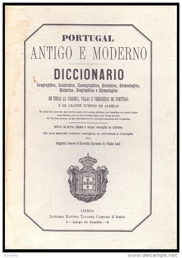 PORTUGAL, Portugal Antigo E Moderno, By Pinho Leal - Livres Anciens