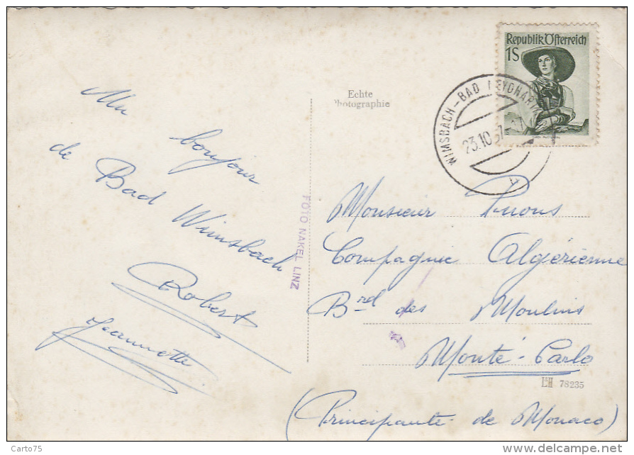 Autriche - Bad Wimsbach-Neydharting  - Fligerhaufnahme - Postmarked - Wels