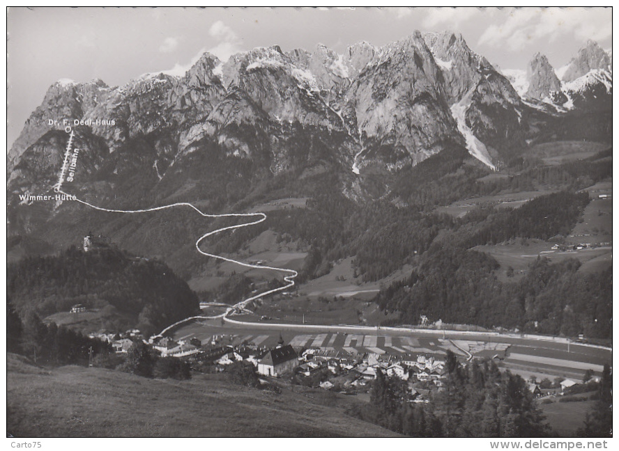 Autriche - Burg Hohenwerfen G. D. Tennengebirge - Werfen