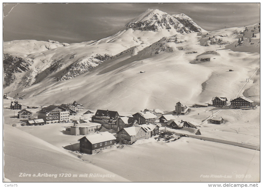 Autriche - Zürs Am Arlberg - Village - Neige B- Postmarked Lech 1956 - Lech