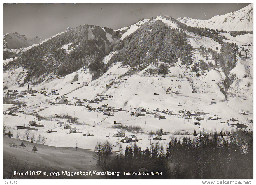 Autriche -  Brand Bei Bludenz - Niggenkopf - 1968 - Bludenz