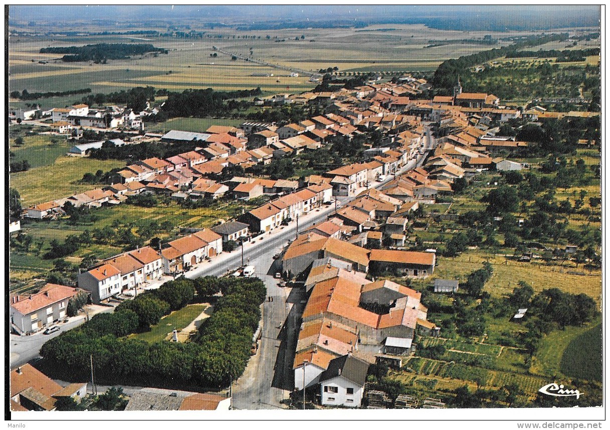 54 -  COLOMBEY-les-BELLES     Vue Générale Aérienne -   Excl. MAISON DE LA PRESSE -     CIM -COMBIER Imp à Macon - Colombey Les Belles