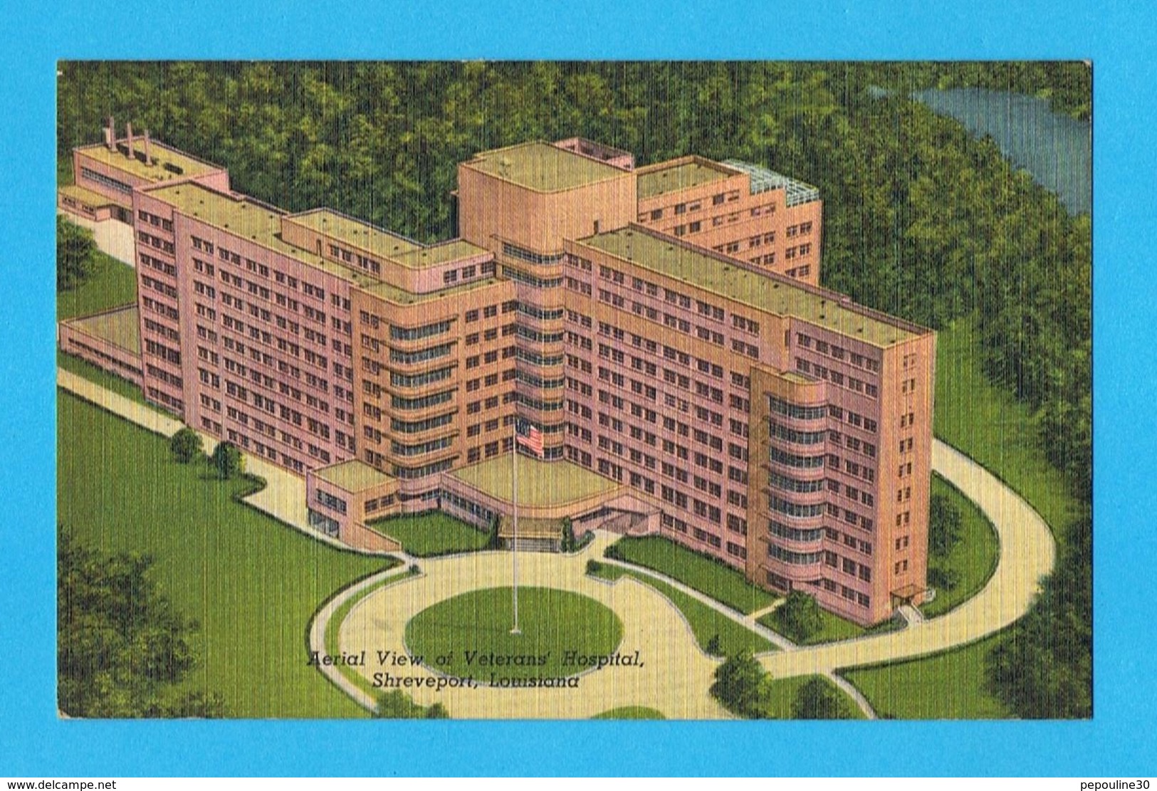 ** AÉRIAL VIEW OF VÉTÉRANS HOSPITAL  SHREVEPORT  LOUISIANA ** - Shreveport