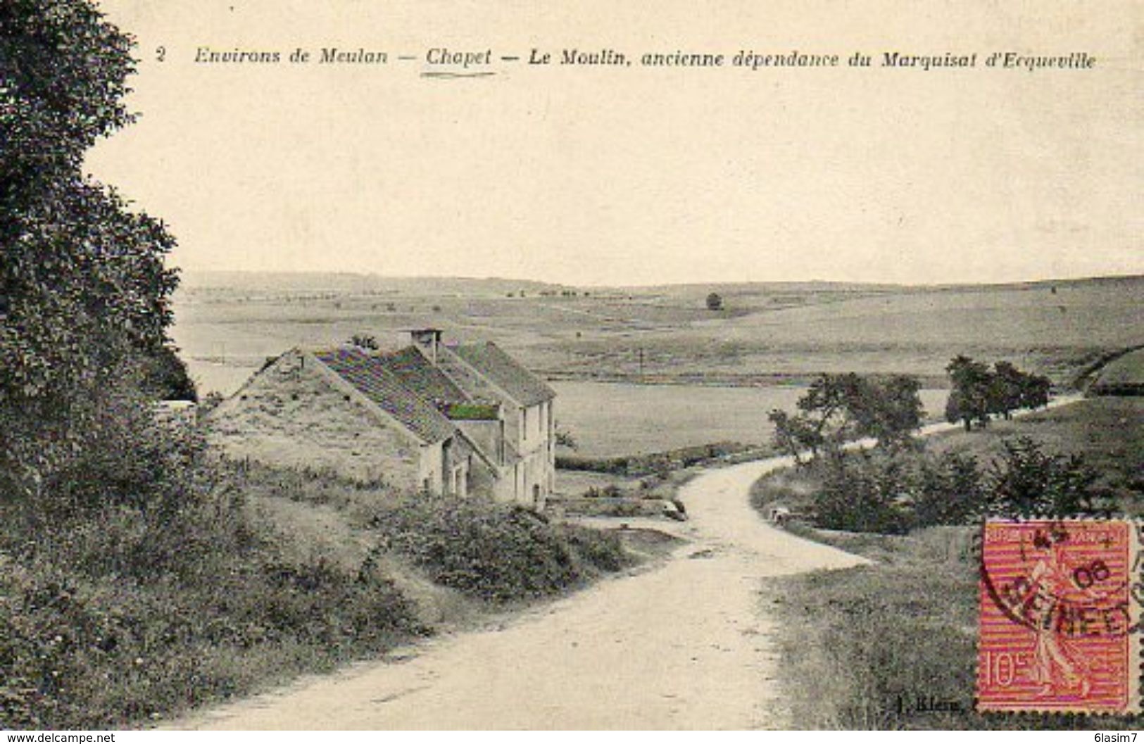 CPA - CHAPET (78) - Environs De Meulan - Aspect Du Moulin En 1906 - Sonstige & Ohne Zuordnung