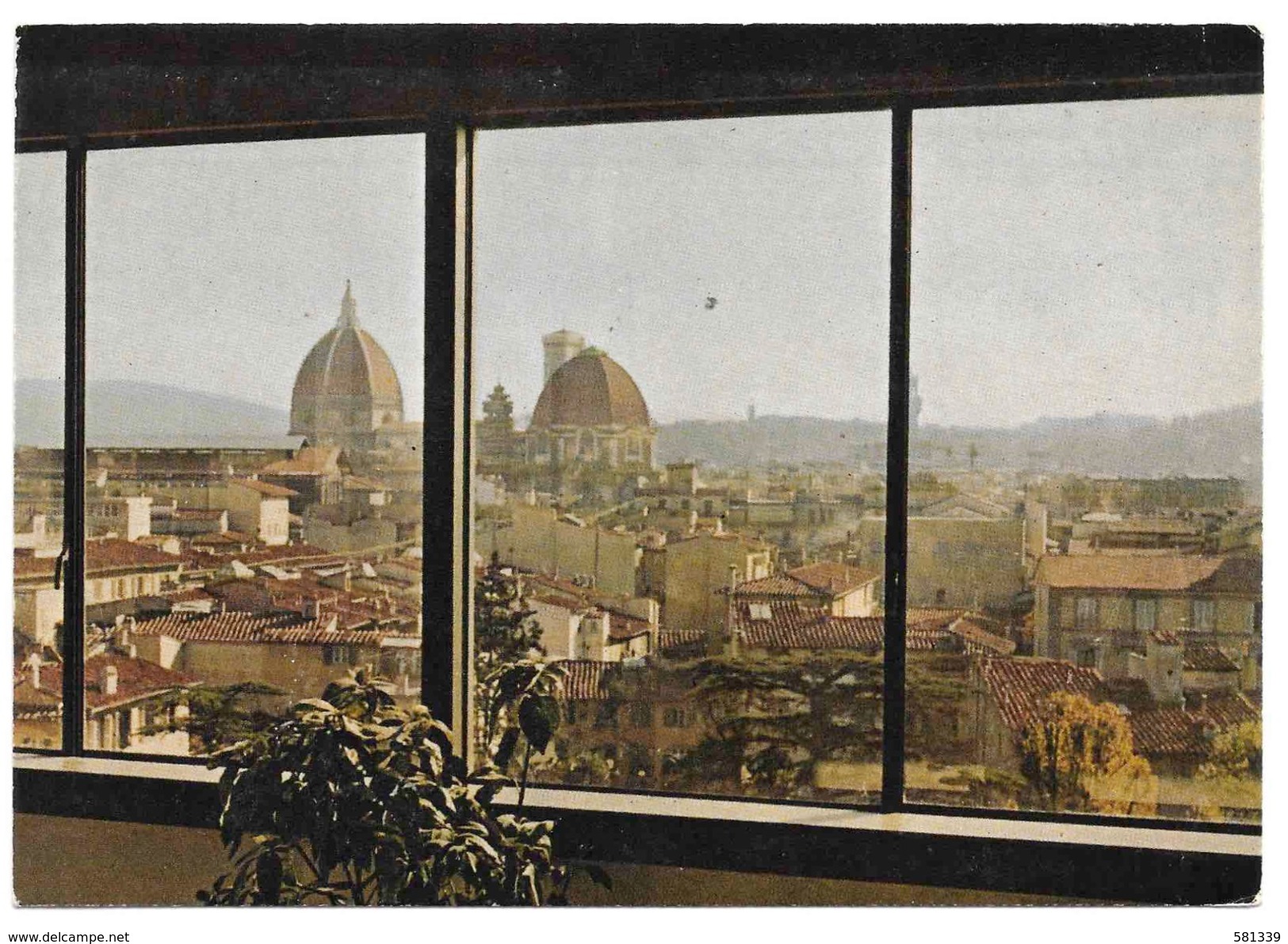 CARTOLINA ANNI '60  - FIRENZE - Palazzo Dei Congressi Belvedere Panoramico , Non Viaggiata - Firenze