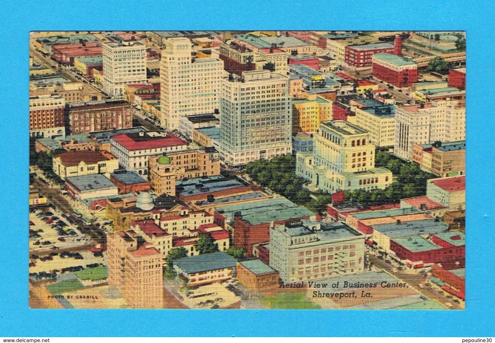 AERIAL VIEW OF BUSINESS CENTER SHREVEPORT LA - Shreveport