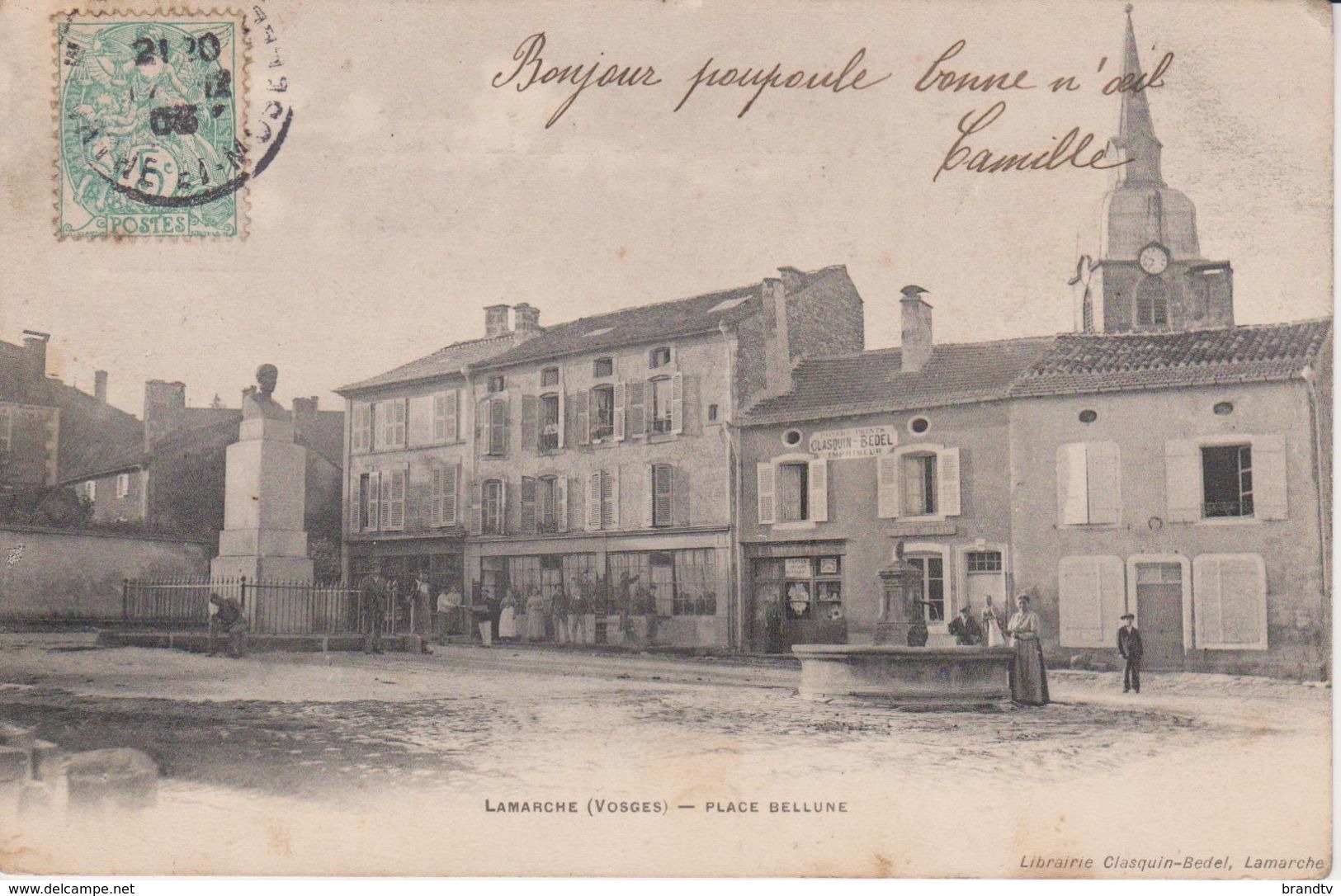 88-LAMARCHE   Place BELLUNE - Lamarche