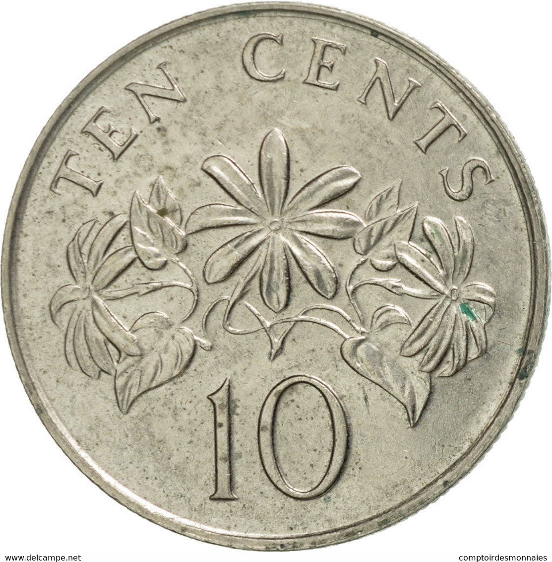 Monnaie, Singapour, 10 Cents, 1989, British Royal Mint, SUP+, Copper-nickel - Singapour