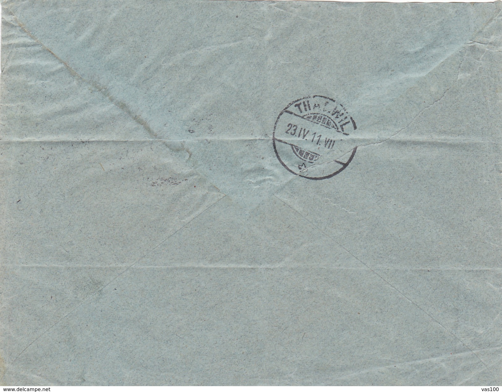 BV6945  PERFINS STAMPS ON COVERS 1911  AUSTRIA. - Perfins