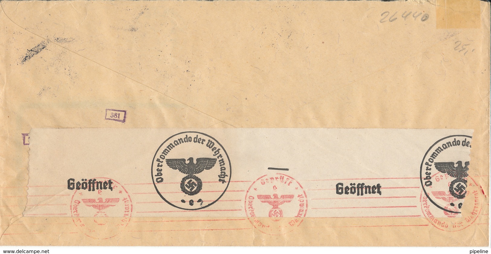 Bohemia & Maravia Nazi Censored Cover Prag 24-6-1941 - Briefe U. Dokumente