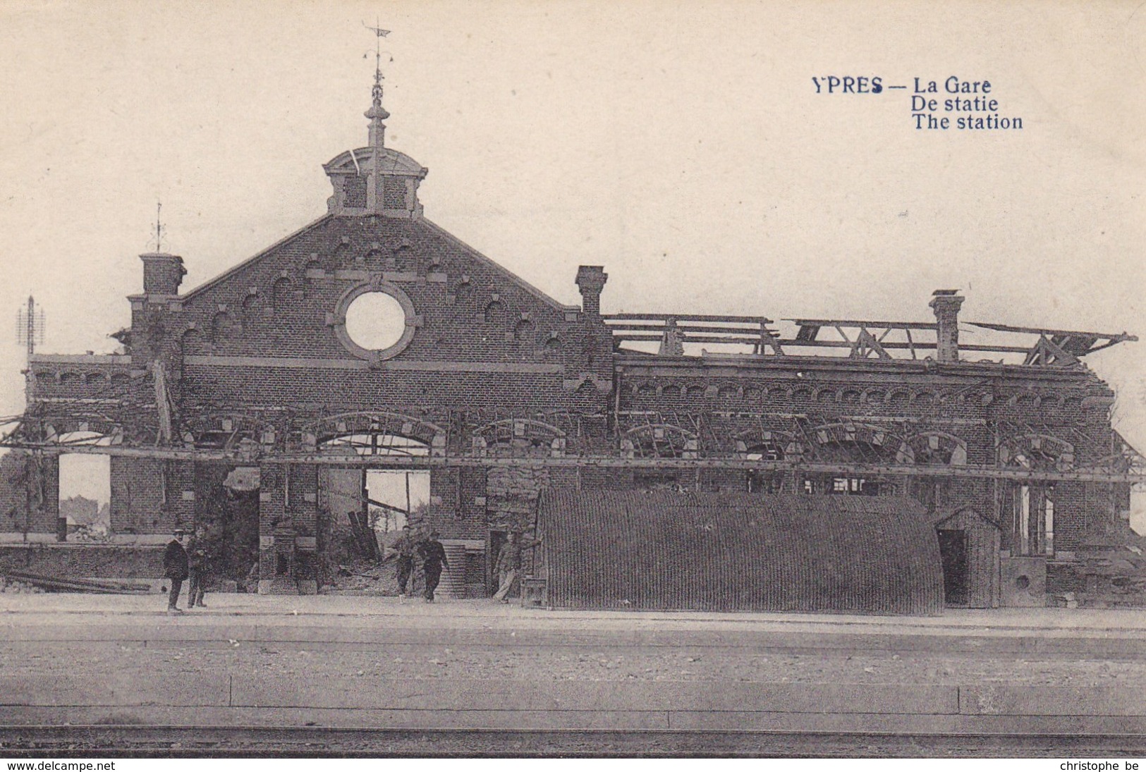 Ieper, Ypres, Ruines D'Ypres, Ruins, La Gare (pk38137) - Ieper