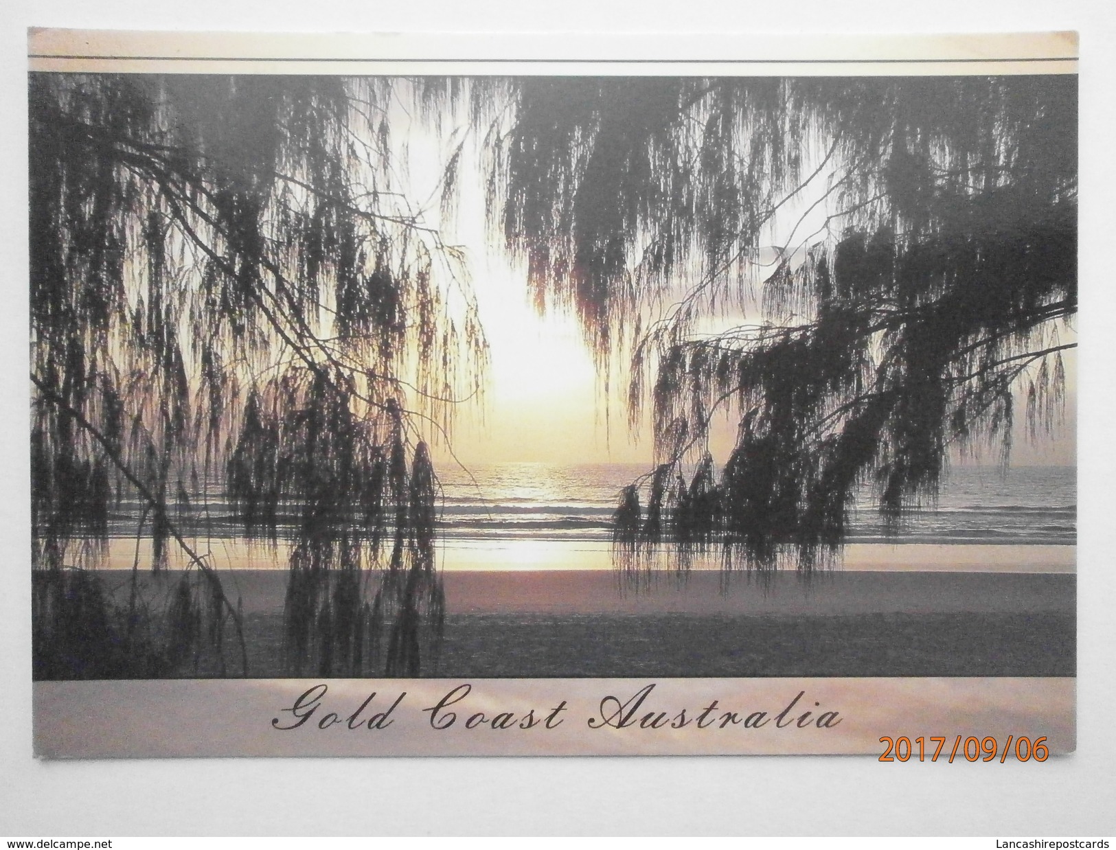 Postcard Sunrise Gold Coast Australia PU 1999 Nice Clean Butterfly Stamp  My Ref B21792 - Gold Coast