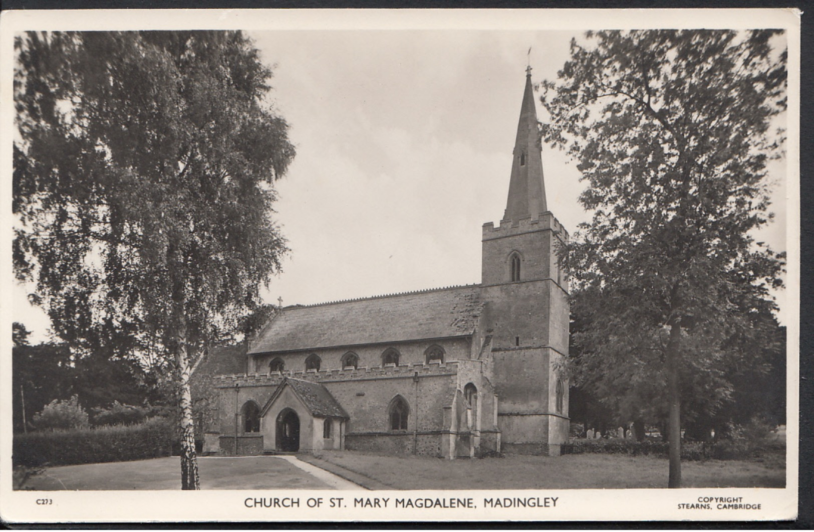 Cambridgeshire Postcard - Church Of St Mary Magdalene, Madingley DC581 - Other & Unclassified