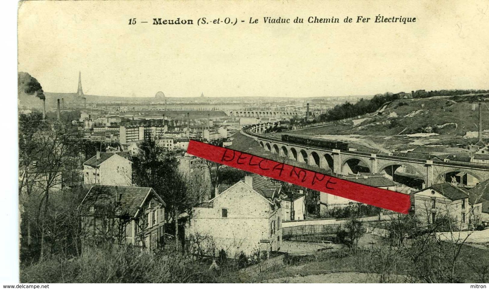 MEUDON- Le Viaduc Du Chemin De Fer Electrique - Meudon