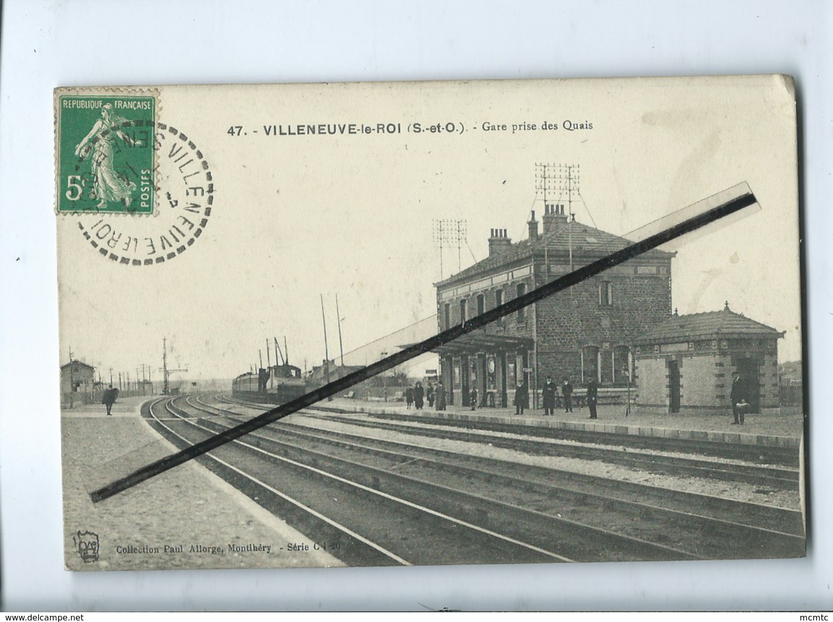 CPA - Villeneuve Le Roi - (S.-et-O.) - Gare Prise Des Quais - Villeneuve Le Roi