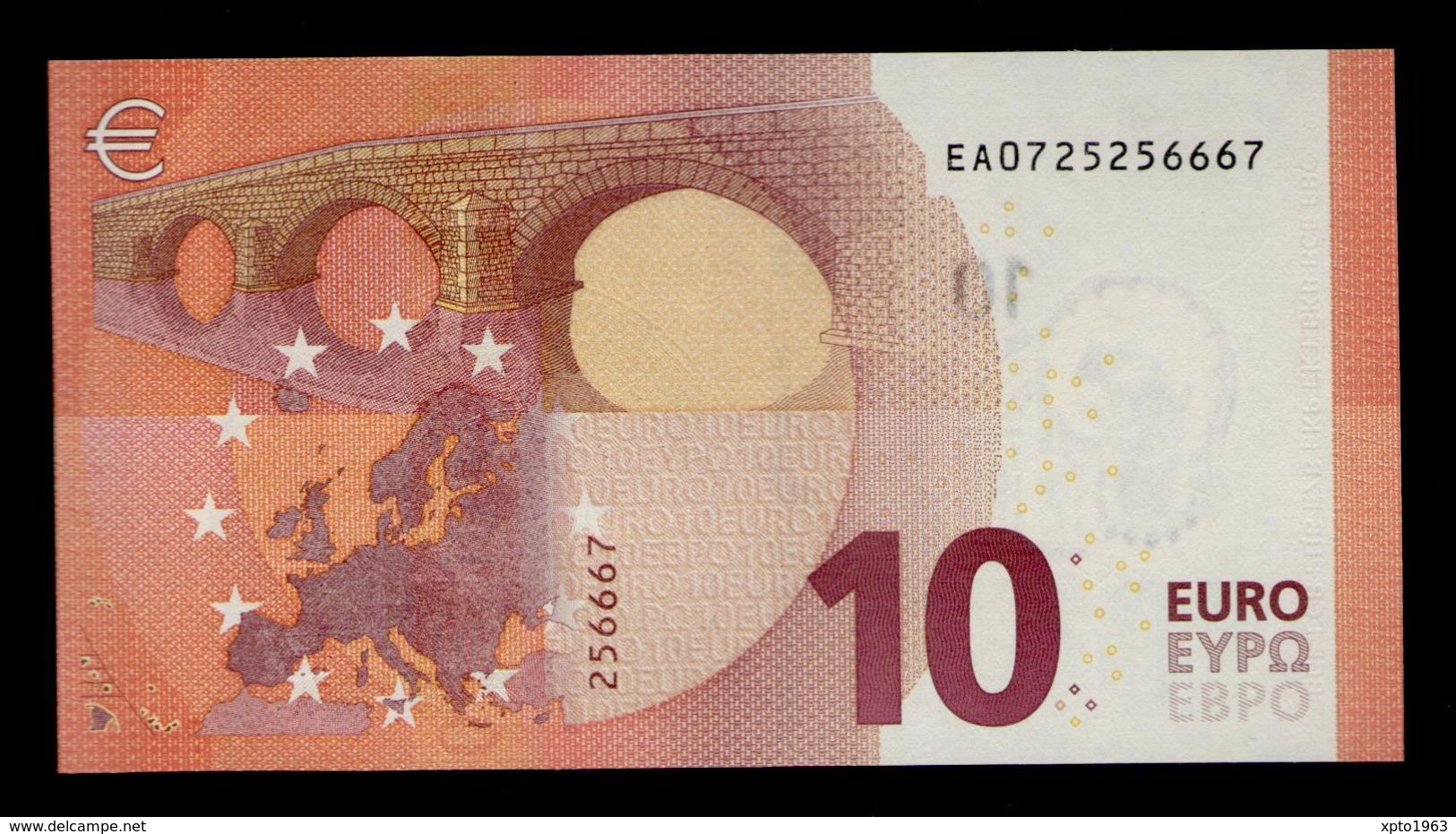 10 EURO - OBERTHUR - E001 I3 - EA0725256667 - UNC - FDS - NEUF - 10 Euro