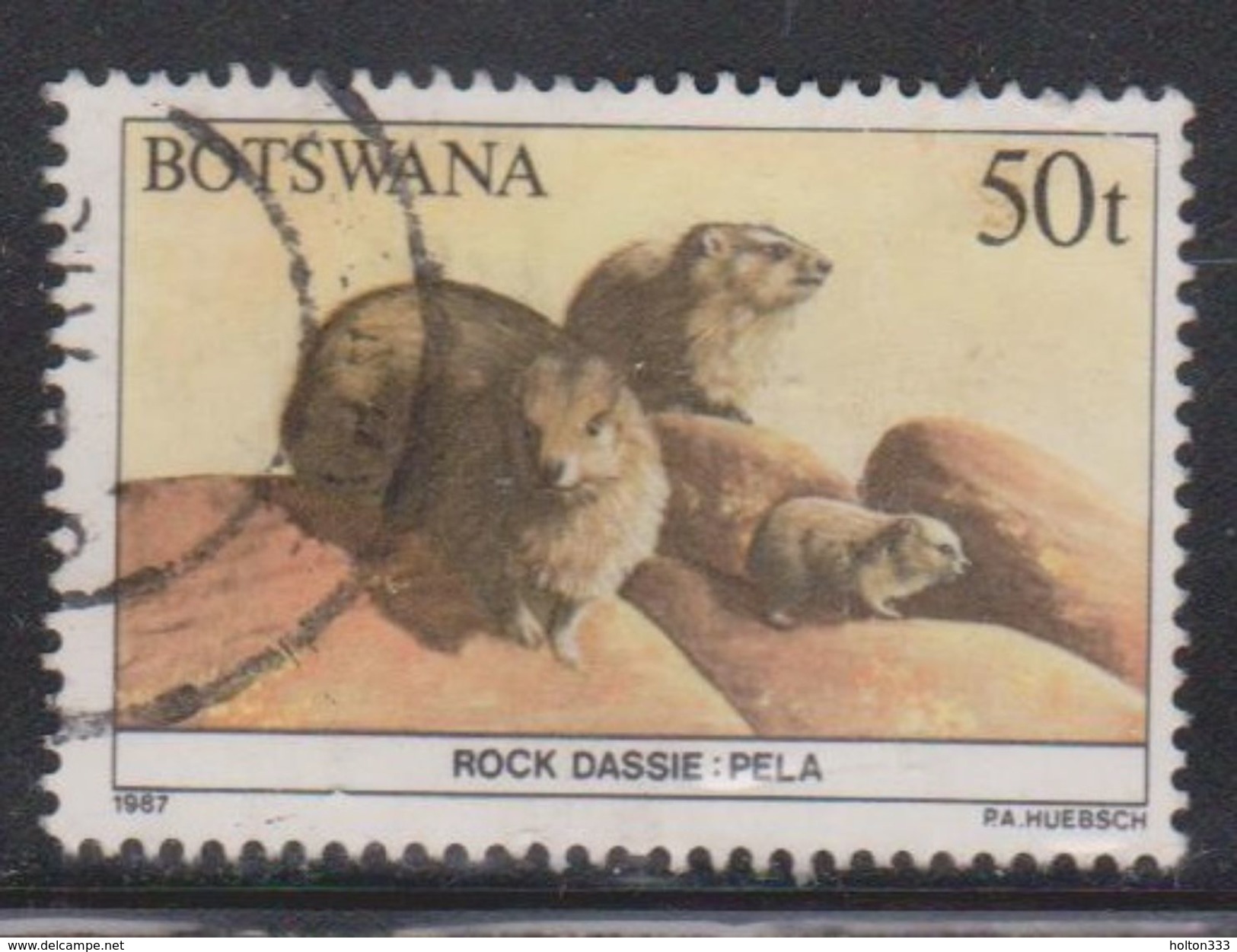 BOTSWANA Scott # 419 Used - Rock Dassie - Botswana (1966-...)