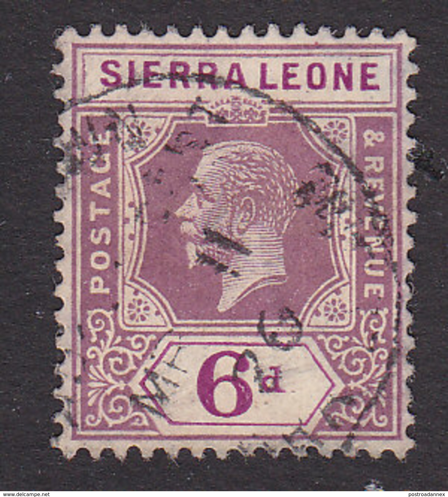 Sierra Leone, Scott #130, Used, King George V, Issued 1921 - Sierra Leone (...-1960)