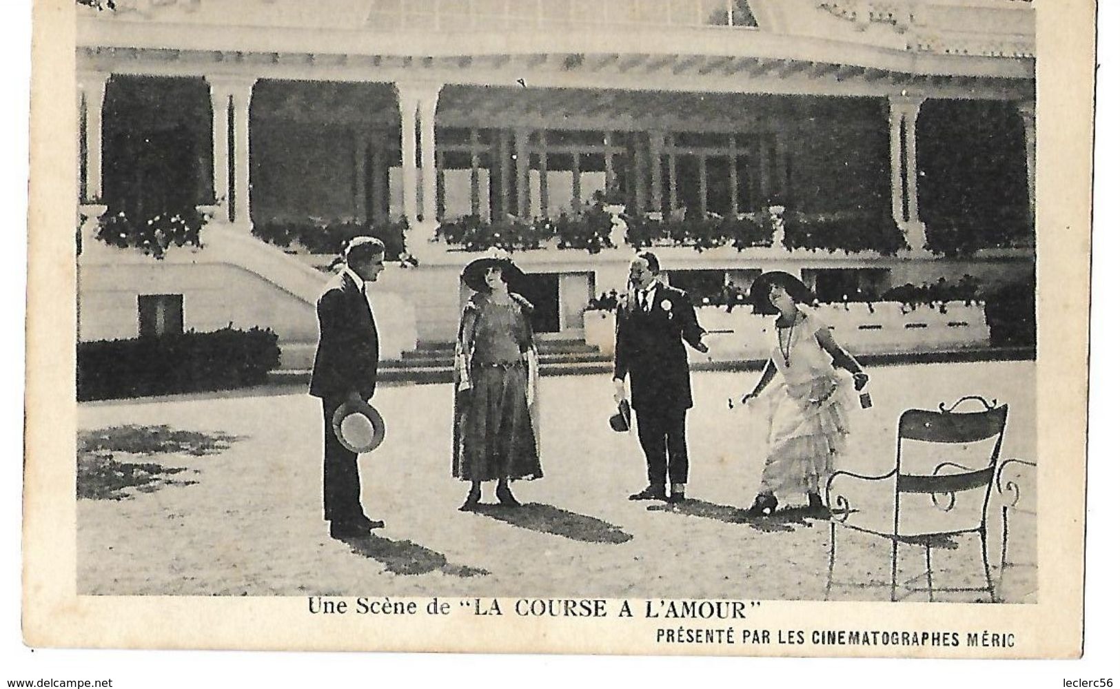 CINEMA UNE SCENE DU FILM LA COURSE A L'AMOUR CPA - Autres & Non Classés