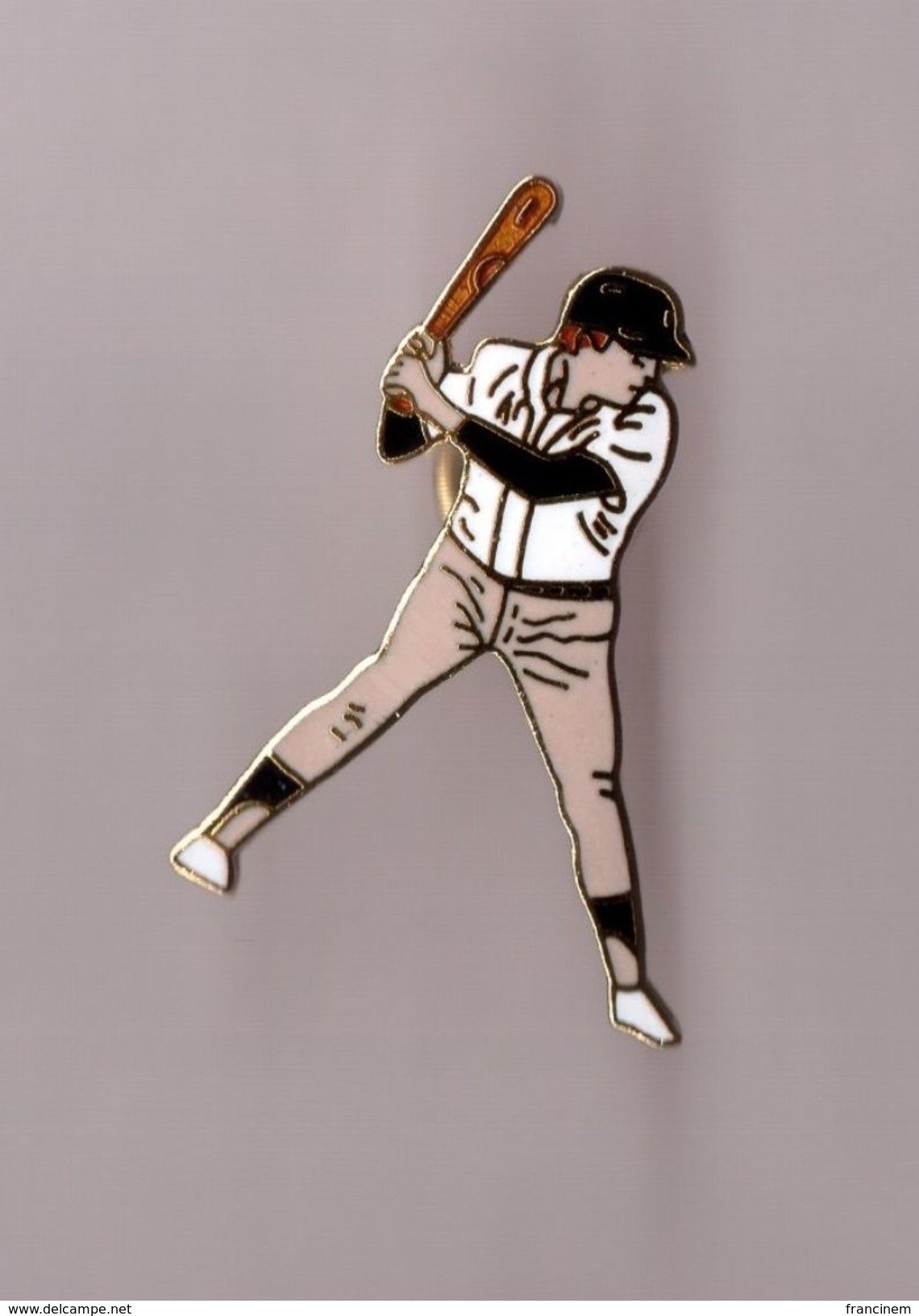 Pin's Baseball (signé Démons Et Merveilles) Grand - Hauteur: 3,6 Cm - Baseball