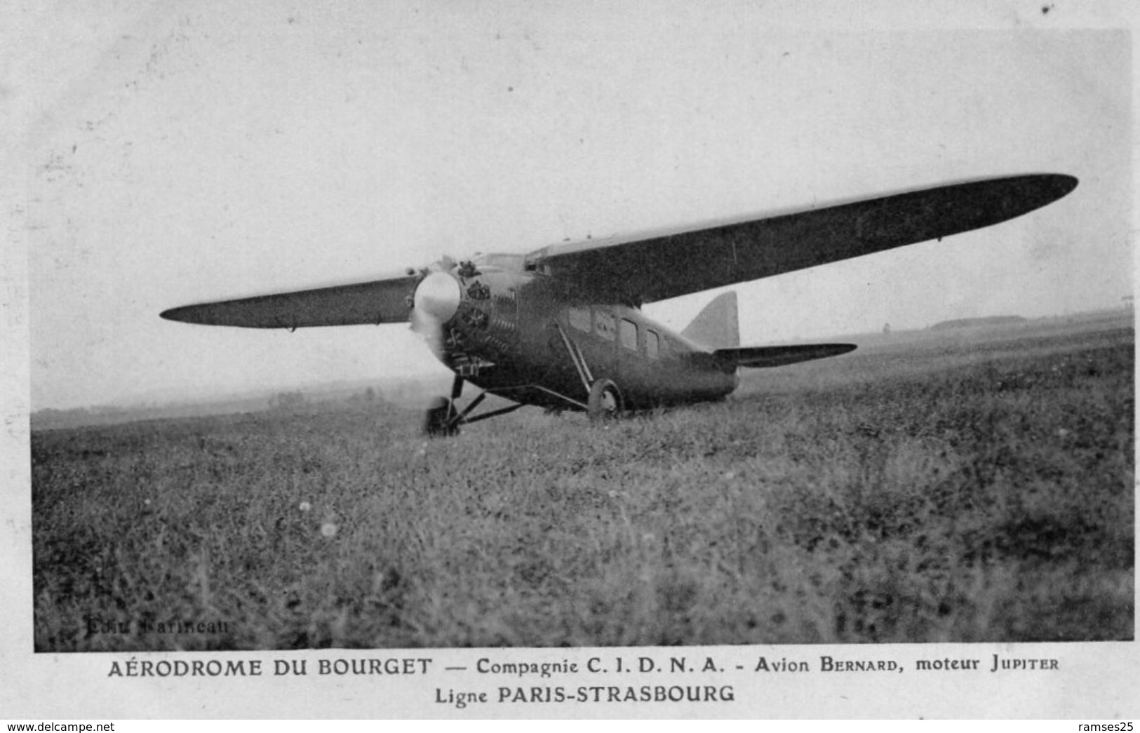 (49) CPA Avion Bernard   ( Bonne Etat) - 1919-1938: Entre Guerres