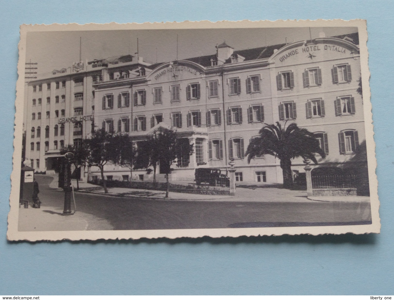 GRANDE HOTEL D'ITALIA (Roiz, Lda) Anno 19?? ( Zie Foto's ) Photocard ? ! - Hotels & Restaurants