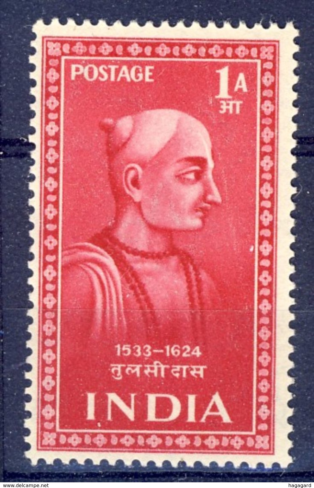 +India 1952. Tulsi Das. Michel 222. MNH(**) - Nuevos