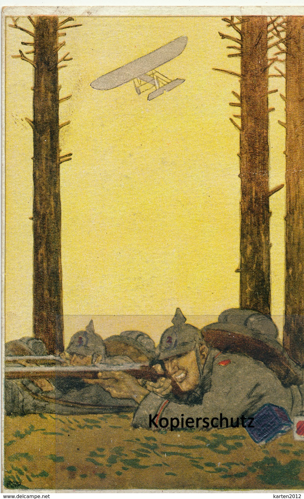 AK WK I, "Bahlsen-Karte" - War 1914-18