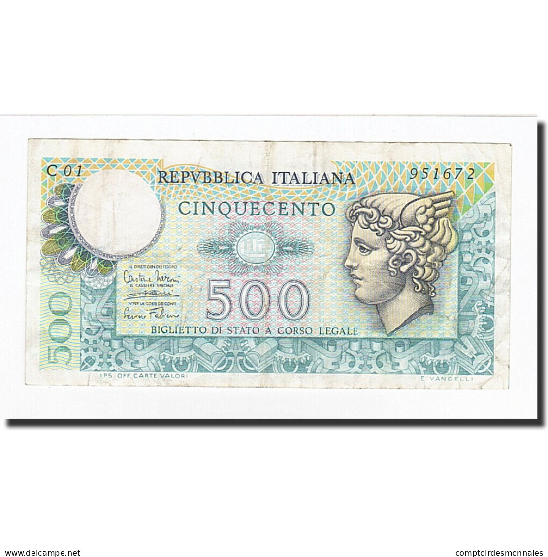 Billet, Italie, 500 Lire, 1974-02-14, KM:94, TTB - 500 Lire