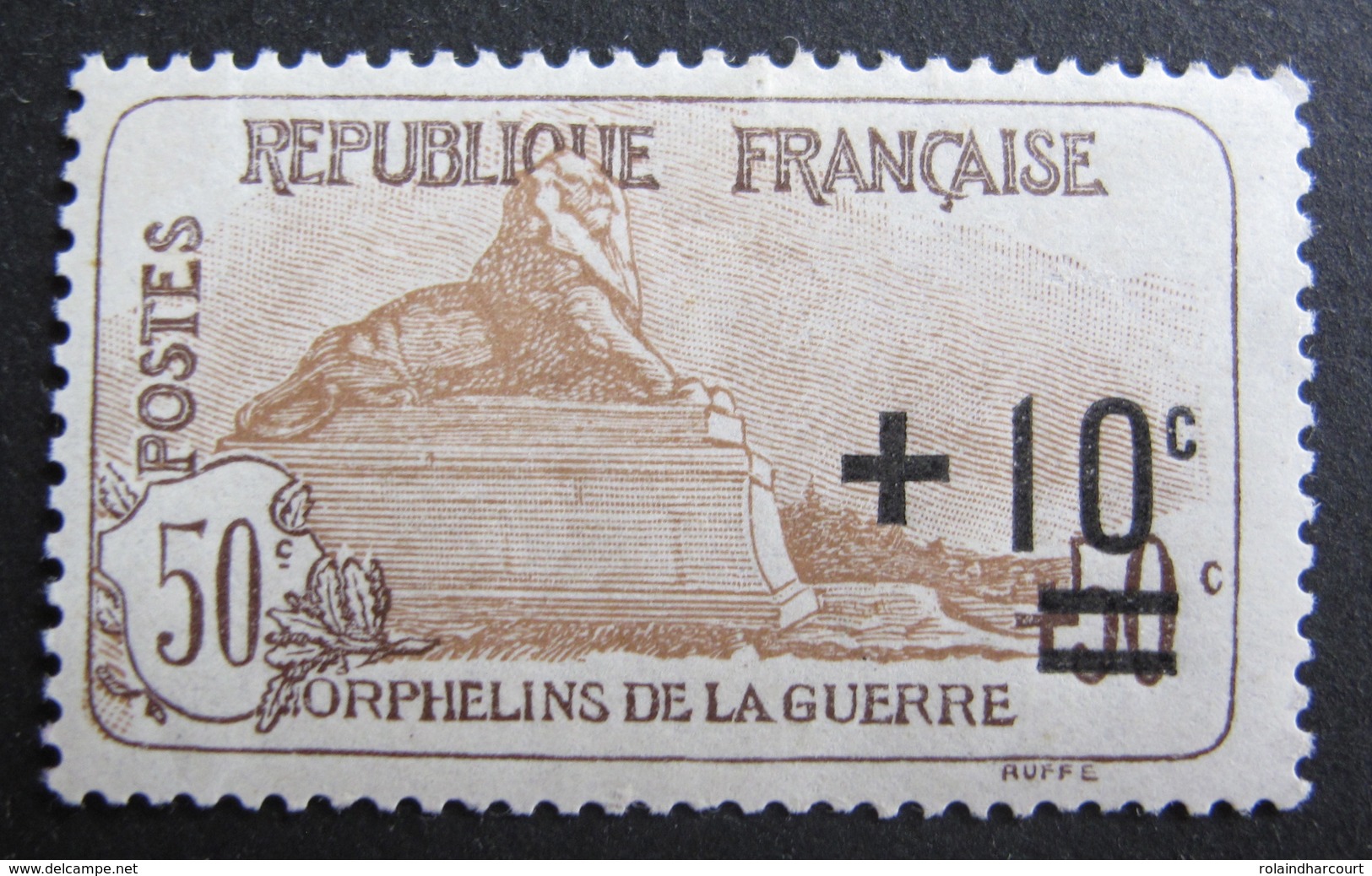 LOT R1624/162 - 1922 - AU PROFIT DES ORPHELINS DE LA GUERRE - N°167 - NEUF* - Cote : 27,00 &euro; - Unused Stamps