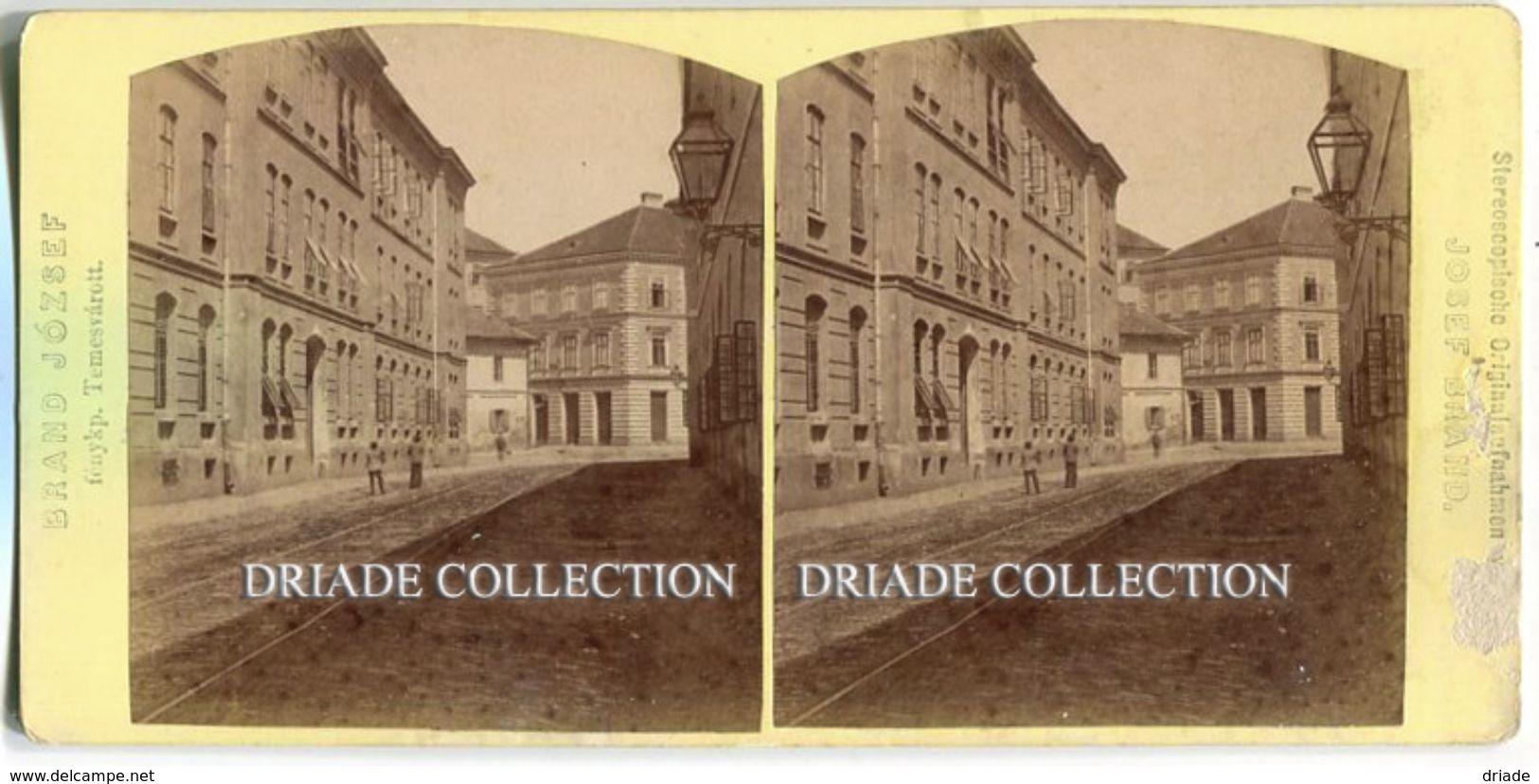 FOTOGRAFIA STEREOSCOPICA TEMESVAR TIMISOARA ROMANIA ANNO FINE 1800 - Visionneuses Stéréoscopiques