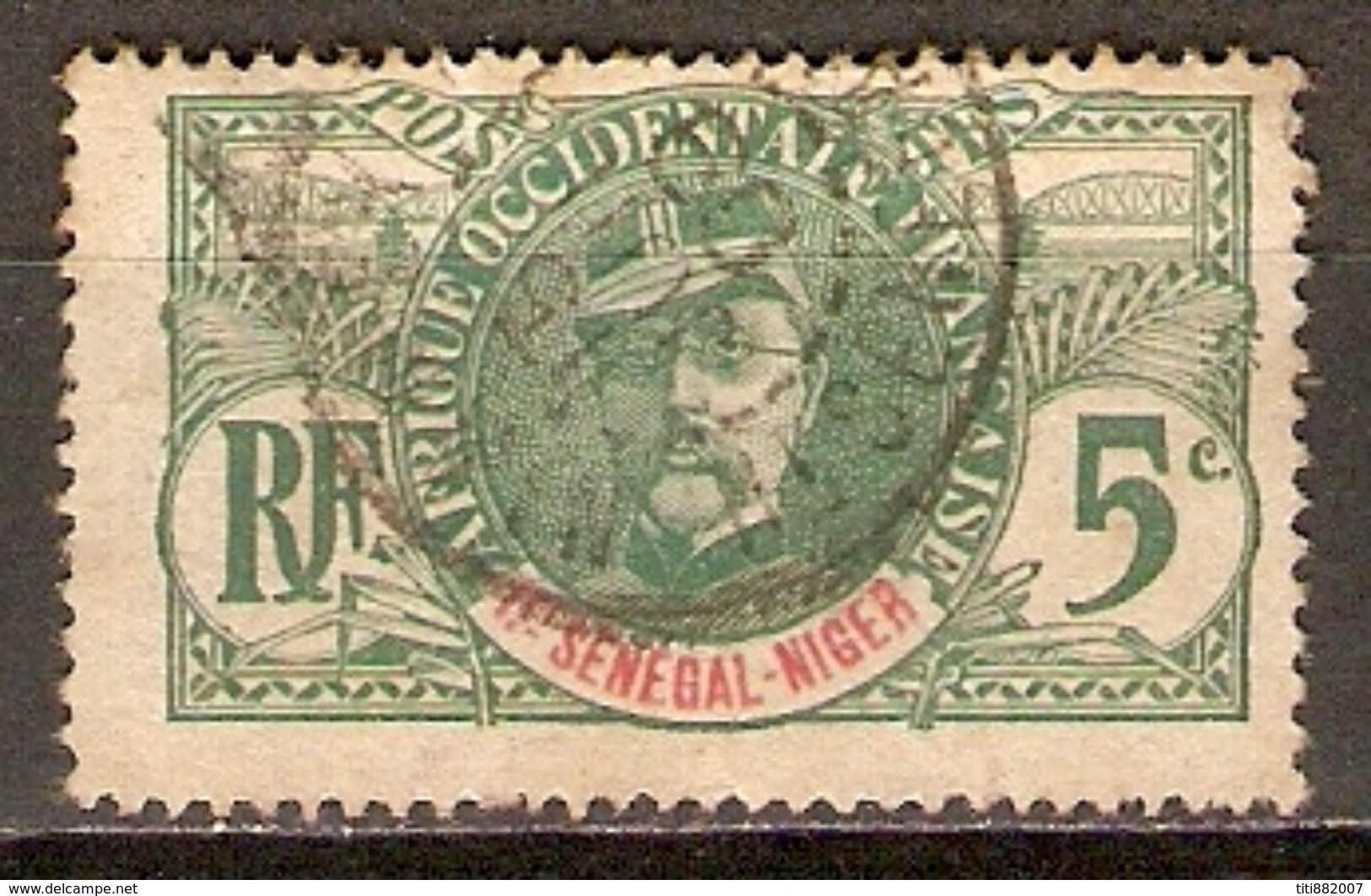 HAUT SENEGAL ET NIGER  -   1906 .  Y&T N° 4 Oblitéré . - Gebraucht