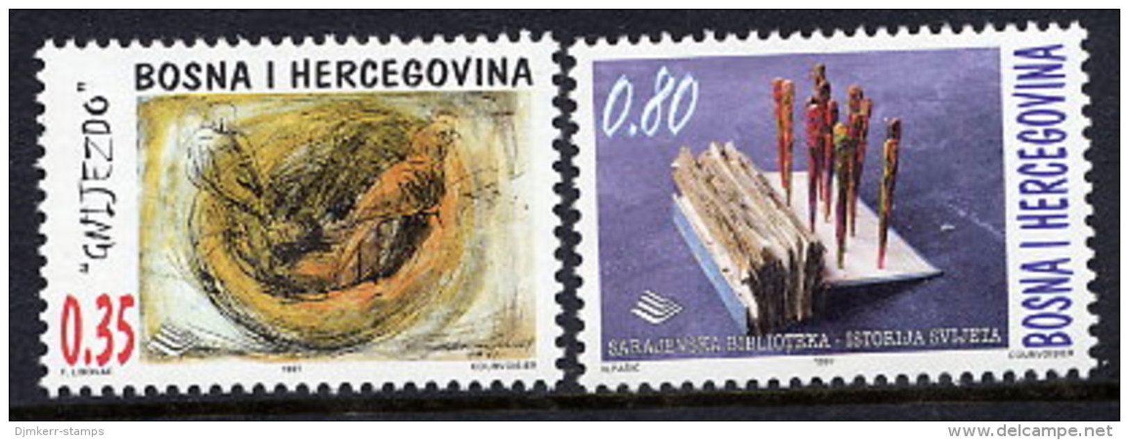 BOSNIA & HERCEGOVINA (Sarajevo) 1997 Art MNH / **.  Michel 114-15 - Bosnia And Herzegovina