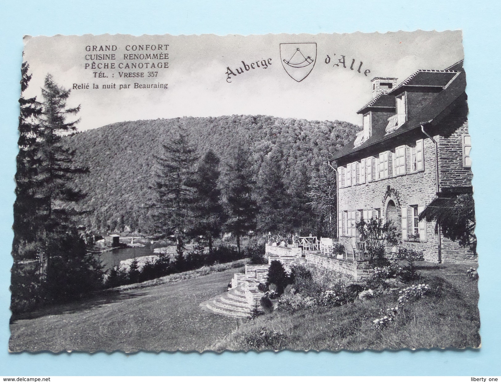 Auberge D'ALLE ( Cinéar ) Anno 1955 ( Zie Foto Voor Details ) - Vresse-sur-Semois