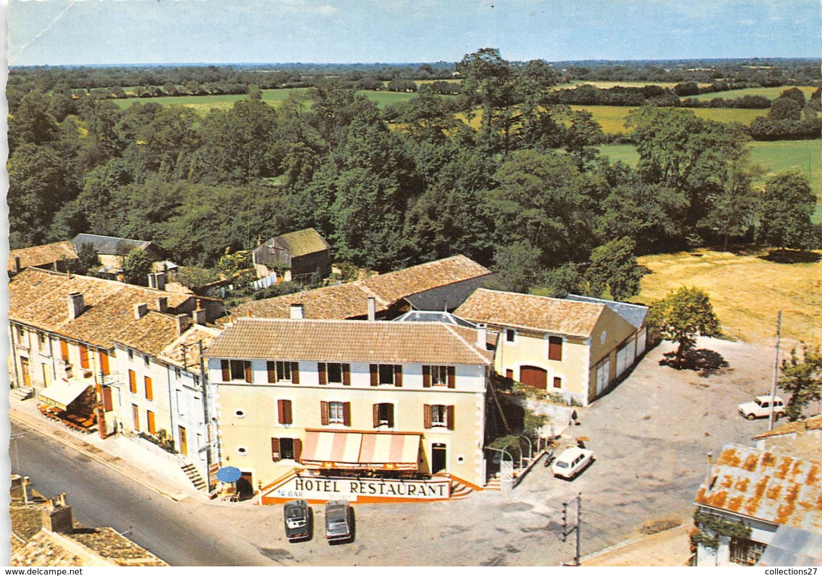 86-COULOMBIERS- HÔTEL DU CENTRE , BAR RESTAURANT - Autres & Non Classés