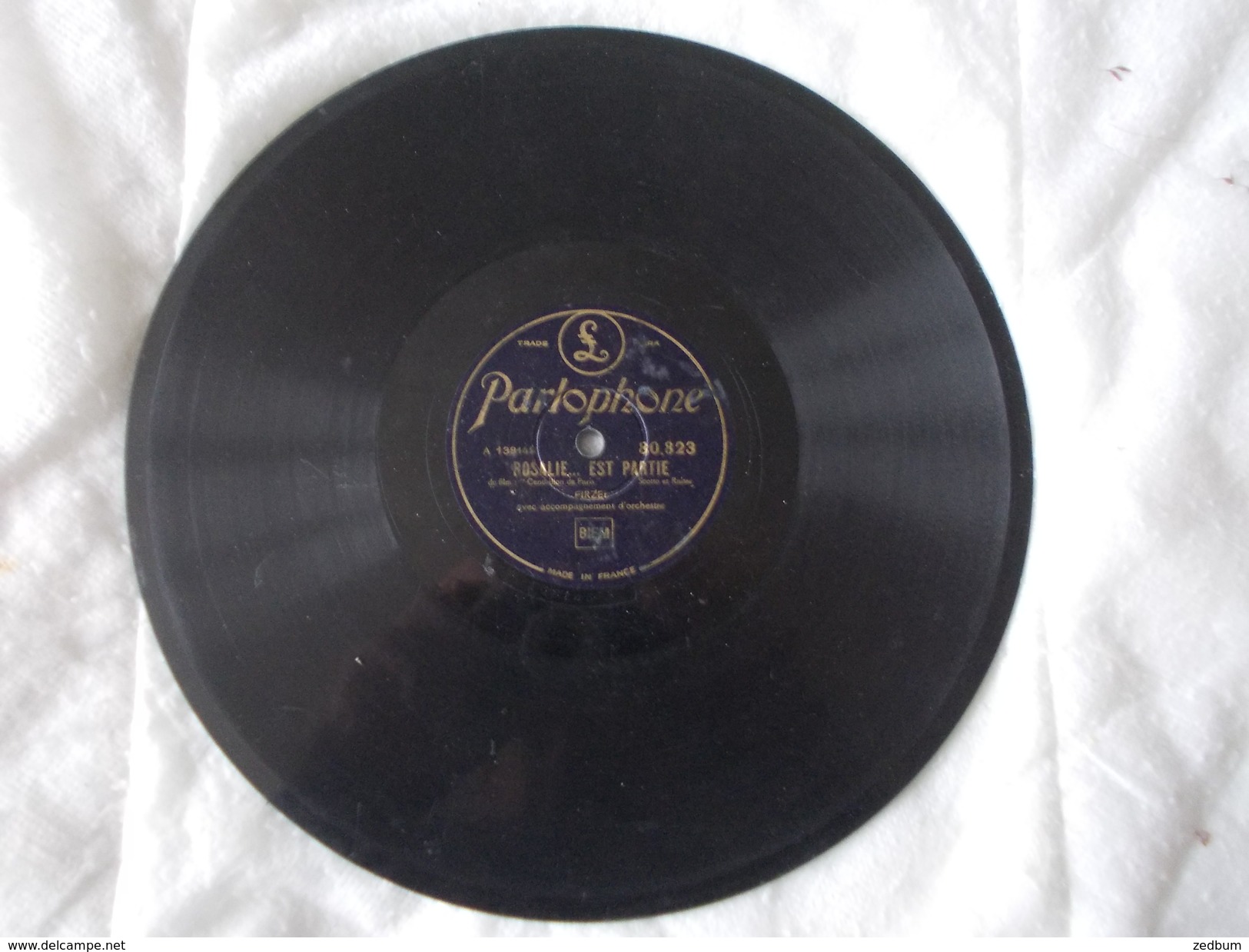 78T - Les Hommes Ne Mentent Jamais Et Rosalie Est Partie Par Firzei - 78 Rpm - Gramophone Records