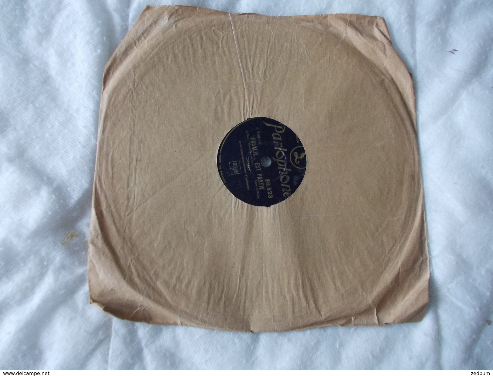 78T - Les Hommes Ne Mentent Jamais Et Rosalie Est Partie Par Firzei - 78 Rpm - Gramophone Records