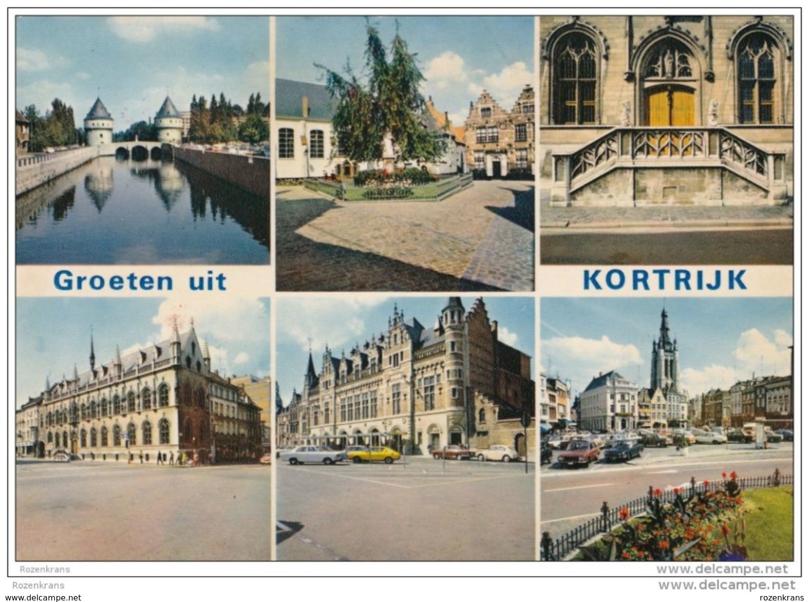 Grote Kaart Groeten Uit Kortrijk - Kortrijk