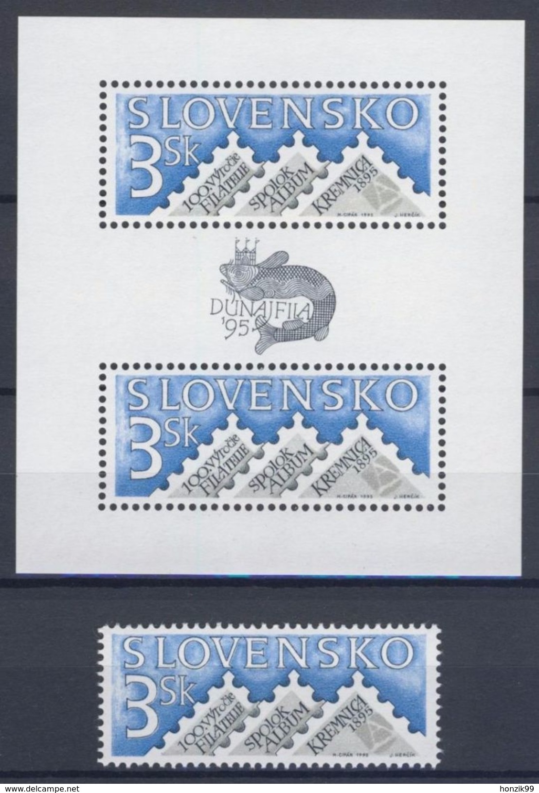 ** Slovaquie 1995 Mi 230+Bl.4, (MNH) - Nuevos