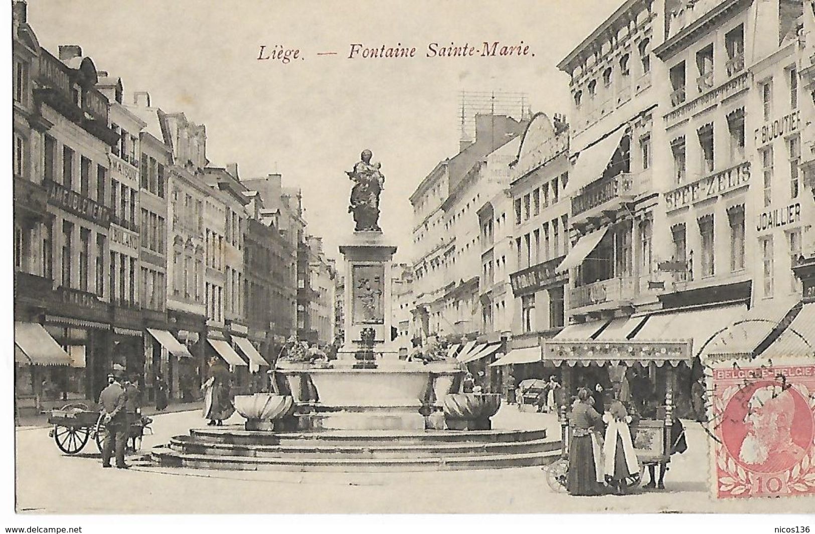 LIEGE    FONTAINE  SAINTE MARIE  (  VUE SUR GLACIER  ) - Liège
