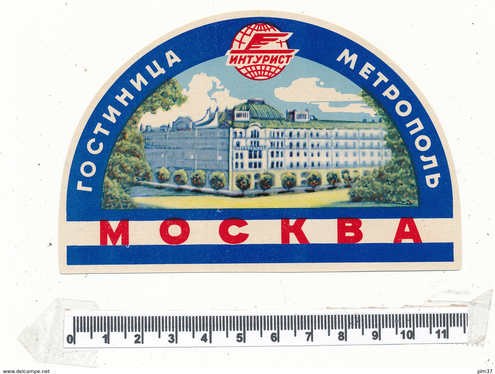 Etiquette D'Hôtel - MOSCOU -  Hotel Métropole - Hotel Labels