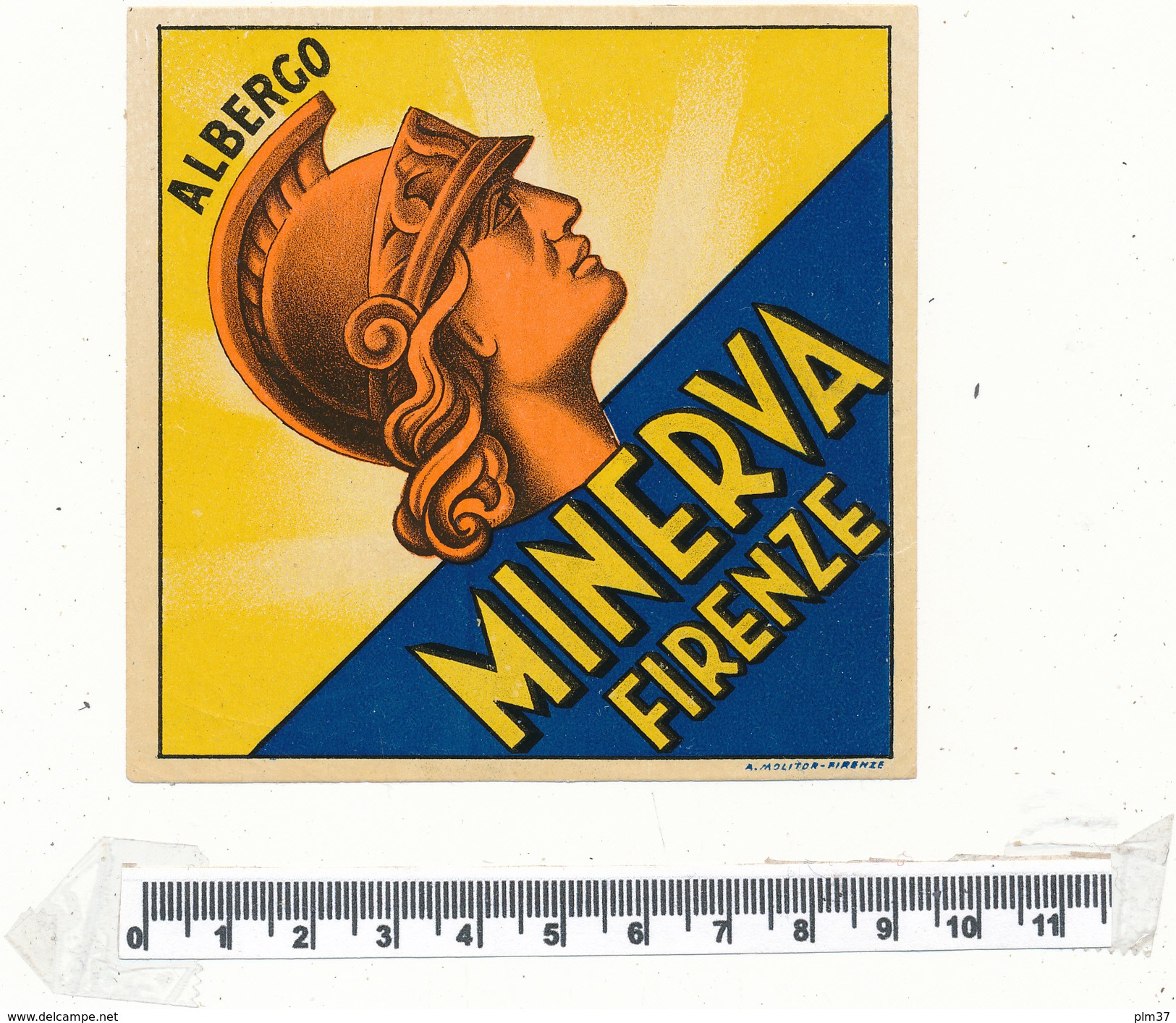 Etiquette D'Hôtel - FIRENZE , Italie - Albergo Minerva - Hotel Labels