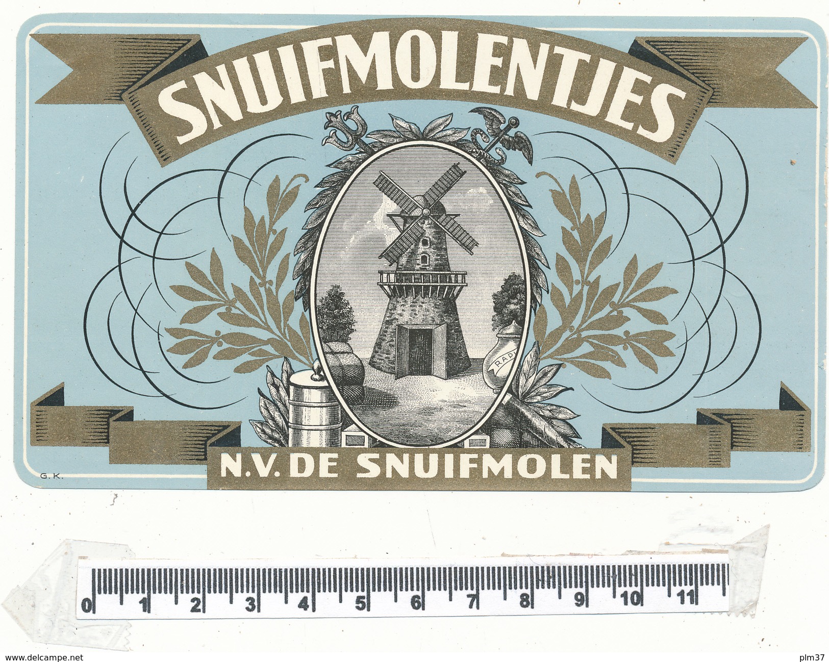 Etiquette Cigare - Snuifmolentjes - Labels