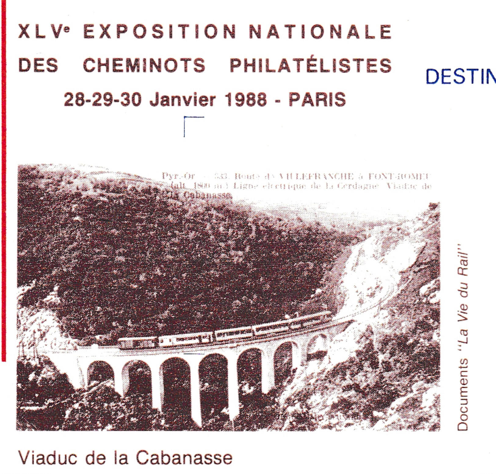 BT EXPO CHEMINOTS SUR EP PASTEUR AVEC VIADUC DE LA CABANASSE VOIR SCANS - 1961-....