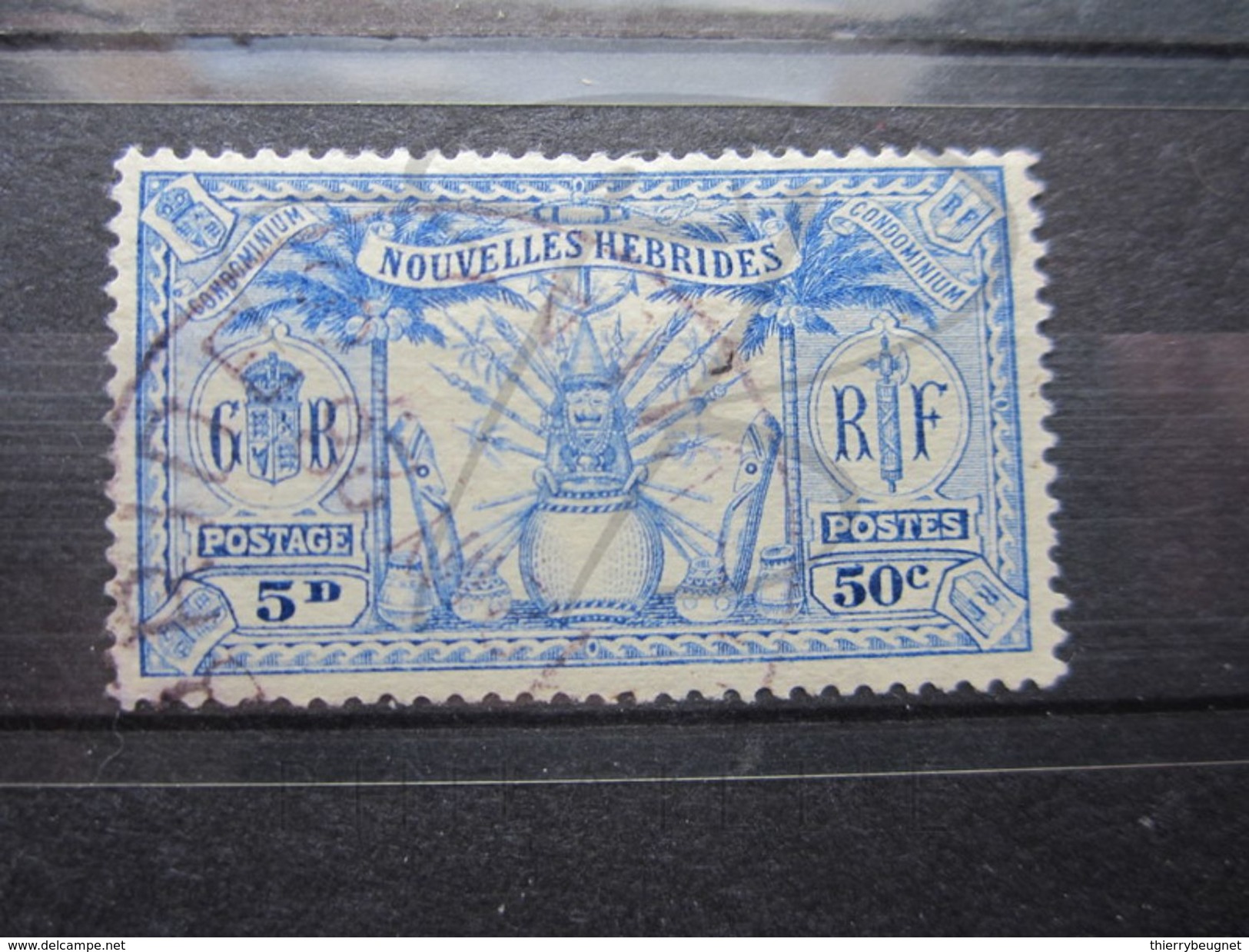 VEND BEAU TIMBRE DES NOUVELLES - HEBRIDES N° 86 , OBLITERATION " PORT - VILA " !!! - Used Stamps