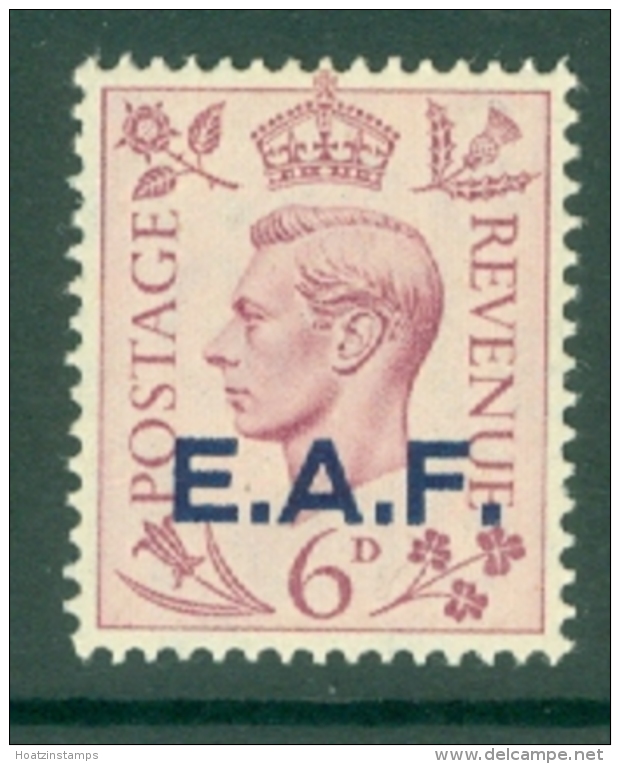 Somalia: 1943/46   KGVI 'E.A.F.' OVPT   SG S6   6d     MH - Somalie