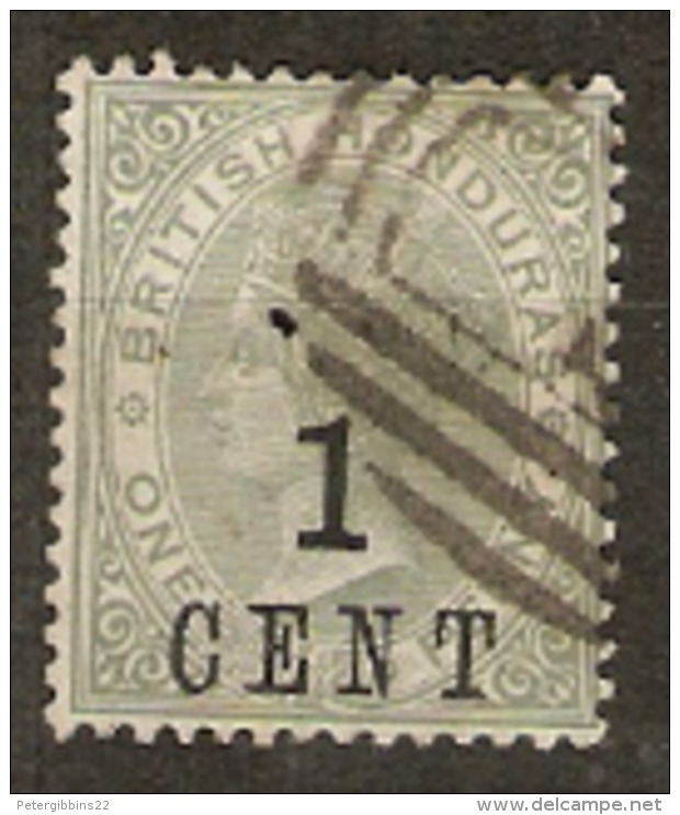 British Honduras 1888 SG 36 1cent Overprint Fine Used - British Honduras (...-1970)