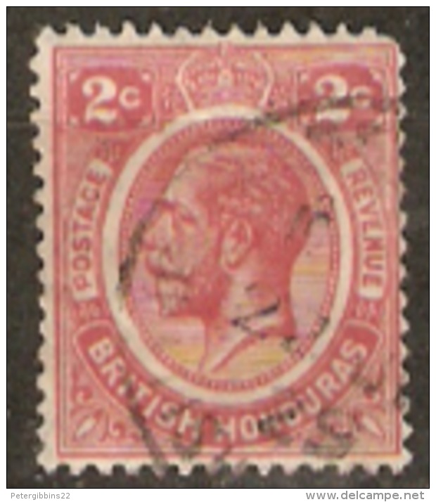 British Honduras 1922 SG 128  2cent Fine Used - British Honduras (...-1970)