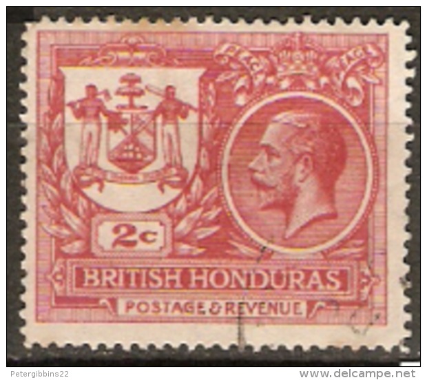 British Honduras 1921 SG 121 2cent Fine Used - British Honduras (...-1970)